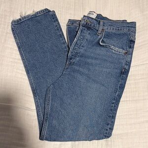 AGOLDE skinny straight leg jeans